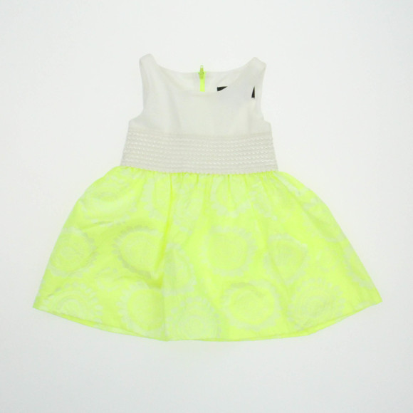ABS Kids Girls Lime Green | White Special Occasion Dress size: 12 Months - Picture 1 of 1